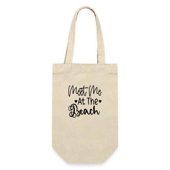 Meet Me At The Beach - Gift Bag for Bottles - nature - Front