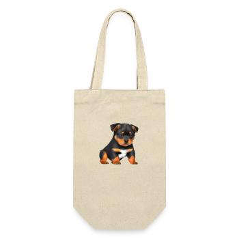 Rottweiler Puppy Dogs Rottweiler Dog Puppy - Sac à bouteille - nature - Devant