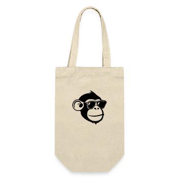 Monkey Monkey Monkey Face Jungle - Gift Bag for Bottles - nature - Front