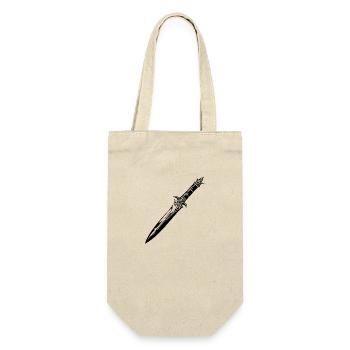 Knife Cutler Knife Lover - Gift Bag for Bottles - nature - Front