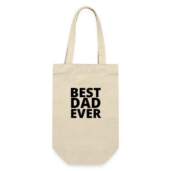 best dad ever - Sac à bouteille - nature - Devant
