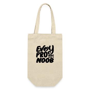 Every Pro was once a Noob - Gift Bag for Bottles - nature - Front