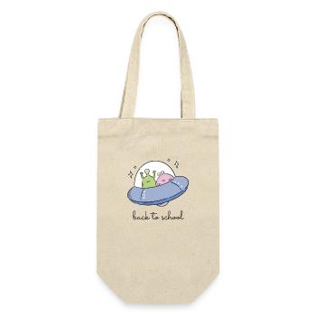 Space School Shirt, Back To School Gifts - Gift Bag for Bottles - nature - Front