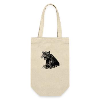Panther Predator Jungle Wildcat - Gift Bag for Bottles - nature - Front