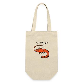 Shrimple Pimple Shrimp (White) - Gift Bag for Bottles - nature - Front