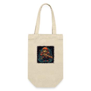 Animal Geek cool Pet Beaver Tshirt présent - Sac à bouteille - nature - Devant