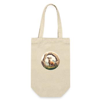 Alpine Majesty Ibex - Gift Bag for Bottles - nature - Front