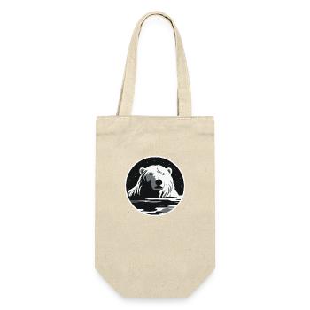 Polar bear - Gift Bag for Bottles - nature - Front