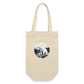 Polar bear - Gift Bag for Bottles - nature - Front