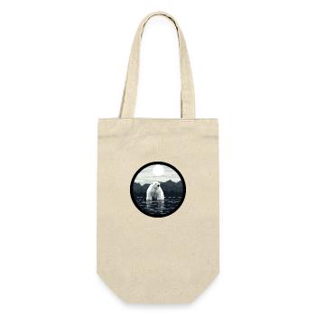 Polar bear - Gift Bag for Bottles - nature - Front