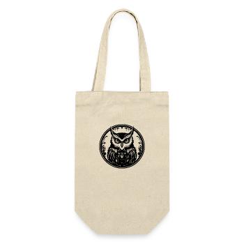 Owl Owl Bird Birds - Gift Bag for Bottles - nature - Front