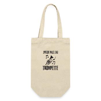 Musique trompette - Sac à bouteille - nature - Devant