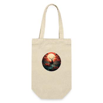 Mystical Deer - Gift Bag for Bottles - nature - Front