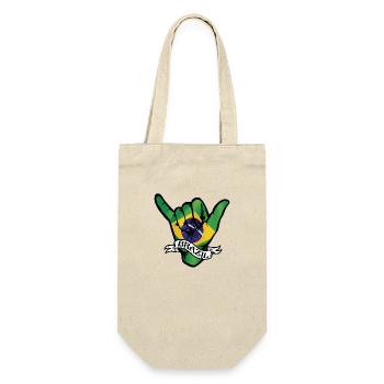 Brazil Shaka - Gift Bag for Bottles - nature - Front