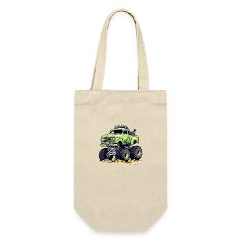 Monster truck MegaCrusher - Gift Bag for Bottles - nature - Front
