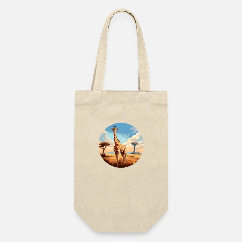 Giraffe - Gift Bag for Bottles - nature