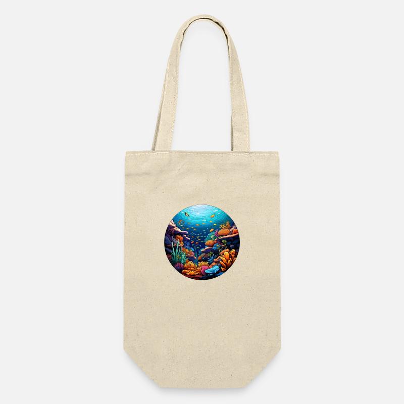 Récif corallien - Sac à bouteille - nature