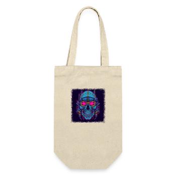 death baby skeleton tshirts - Geschenkbeutel für Flaschen - Natur - Vorne