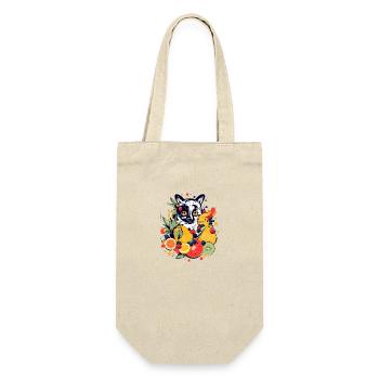 Alo the cheetah in the fruit - Gift Bag for Bottles - nature - Front
