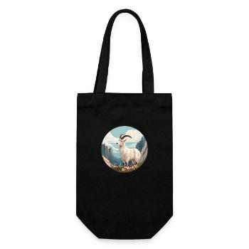 Mountain Goat - Gift Bag for Bottles - black - Front