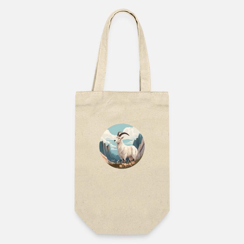Mountain Goat - Gift Bag for Bottles - nature