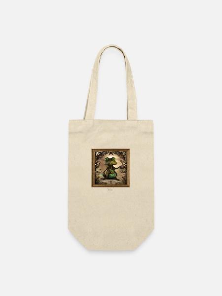 Breakfast Steampunk Club - Geschenkbeutel für Flaschen - Natur
