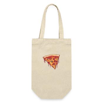 Pizza Passion: une tranche alléchante! - Sac à bouteille - nature - Devant