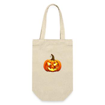 Halloween Pumpkin Pumpkin Costume Gift Pumpkins - Gift Bag for Bottles - nature - Front