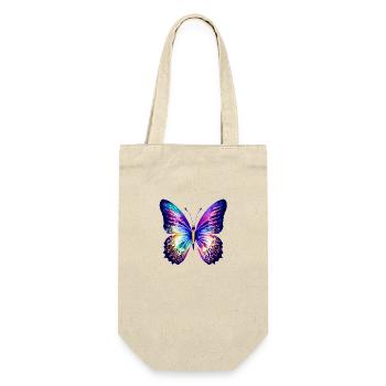 Schmetterling Insekt Tier Falter - Geschenkbeutel für Flaschen - Natur - Vorne