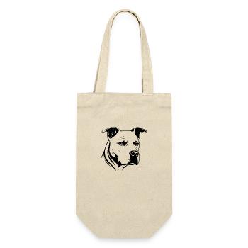 Pitbull - Gift Bag for Bottles - nature - Front