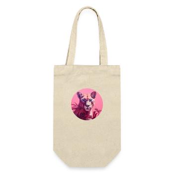 Panther in Pink - Gift Bag for Bottles - nature - Front
