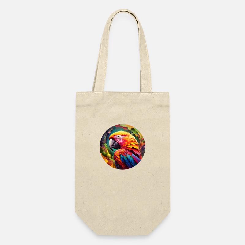 Rainbow Parrot - Gift Bag for Bottles - nature