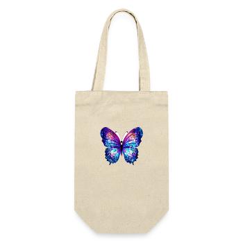 Schmetterling Tier Insekt Falter - Geschenkbeutel für Flaschen - Natur - Vorne