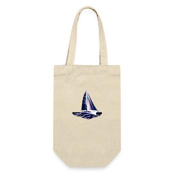 Sailing Sailboat Sailing Sailing Sailing Ship - Gift Bag for Bottles - nature - Front