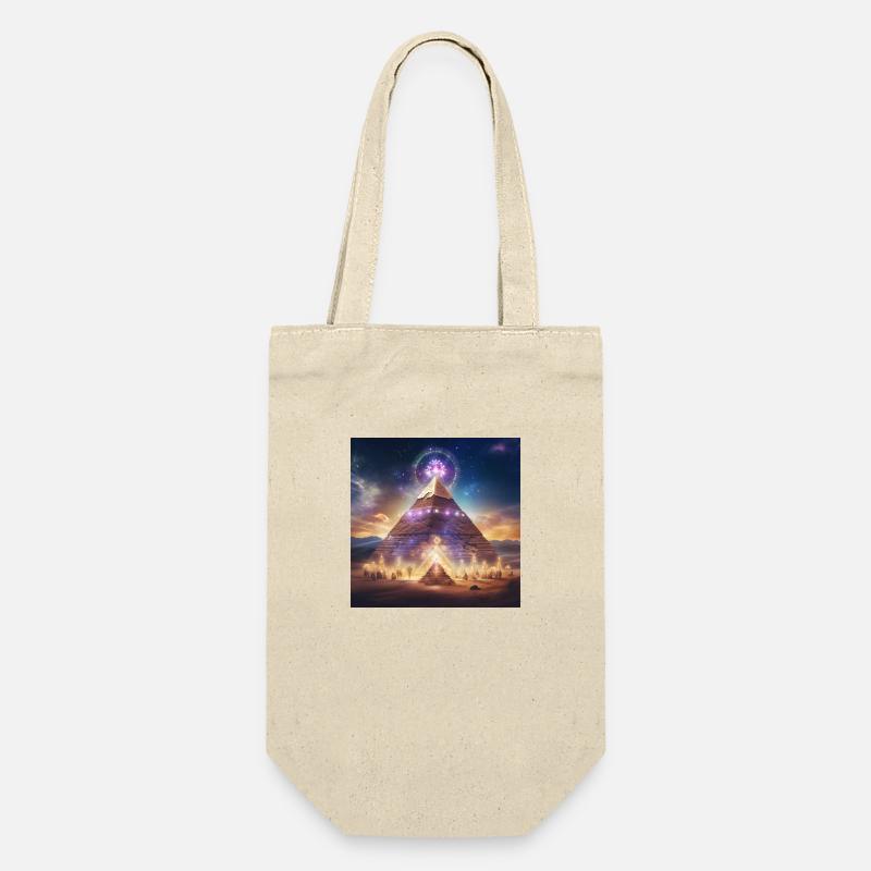 Pyramid - Gift Bag for Bottles - nature