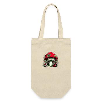 Mushroom Love - Gift Bag for Bottles - nature - Front