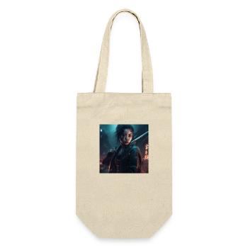 Woman art - Gift Bag for Bottles - nature - Front