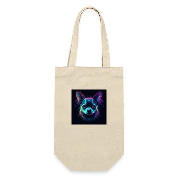 Chihuahua art - Gift Bag for Bottles - nature - Front