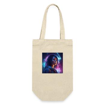 Woman art - Gift Bag for Bottles - nature - Front