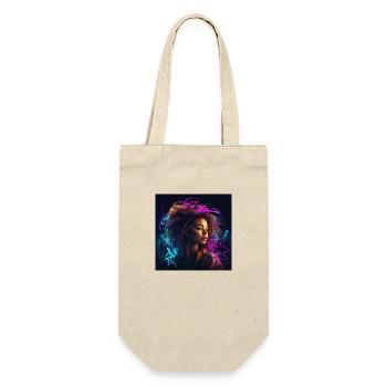 Woman art - Gift Bag for Bottles - nature - Front