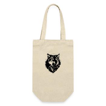 Loup - Sac à bouteille - nature - Devant