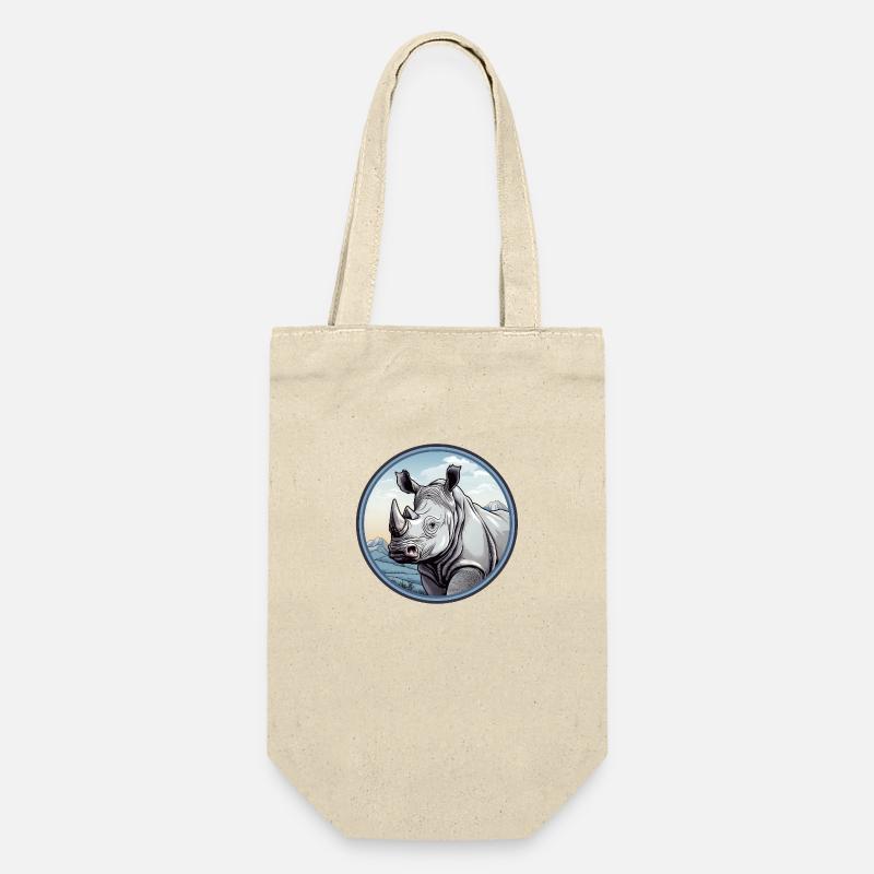 Rhinocéros - Sac à bouteille - nature