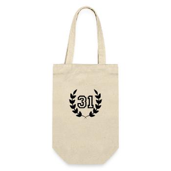 31e anniversaire-idée cadeau 31 ans - Sac à bouteille - nature - Devant