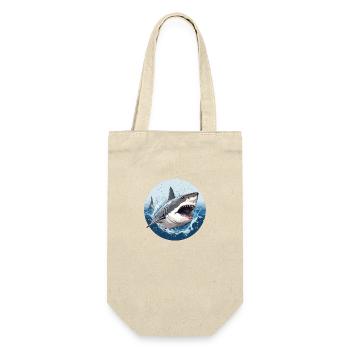 Shark - Gift Bag for Bottles - nature - Front