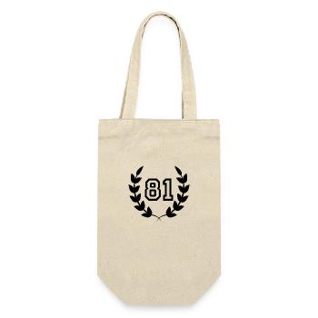 81e anniversaire-idée cadeau 81 ans - Sac à bouteille - nature - Devant