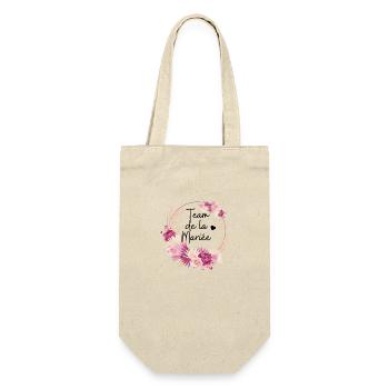 Team de la mariée floral - Sac à bouteille - nature - Devant