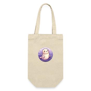 Sceau Kawaii - Sac à bouteille - nature - Devant