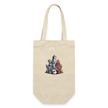 The Chess Shock Team - Gift Bag for Bottles - nature - Front