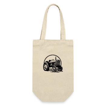Tracteur - Sac à bouteille - nature - Devant