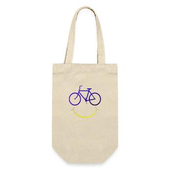 cyclist cycling bmx bike sport mountain biking hobby - Gift Bag for Bottles - nature - Front